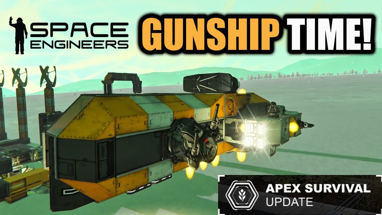 ENOUGH! TIME FOR A GUNSHIP! - Apex Survival E06 (Space Engineers 2025 ...