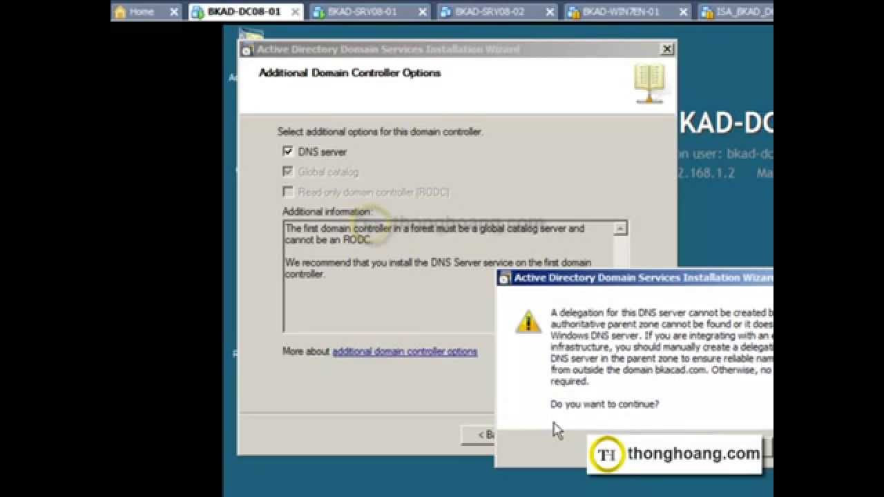 windows server 2008  2022 New  0.1 Xây dựng Domain controller trên windows server 2008