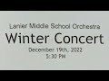 Capture de la vidéo Winter Concert | Lms Orchestras (Fall 2022)
