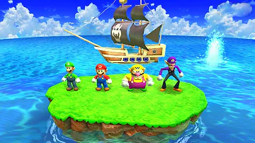 Mario Party: The Top 100 Minigames - Luigi vs Mario vs Wario Vs Waluigi (Master CPU)