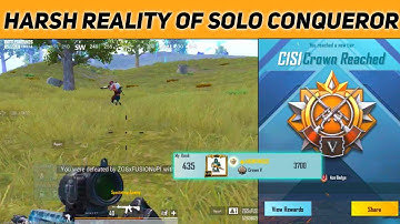 HARSH REALITY OF SOLO FPP CONQUEROR 😭😭 SAMSUNG A3,A5,A6,A7,J2,J5,J7,S5,S6,S7,59,A10,A20,A30,A50,A70