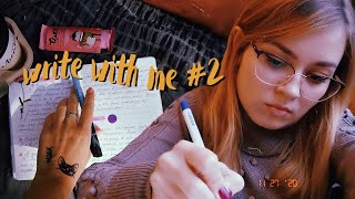 Write with me #2 | Как я пишу каждый день и не теряю вдохновение