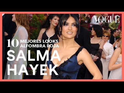 Salma Hayek y sus 10 mejores looks en una alfombra roja a través del tiempo