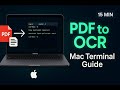 Convert PDF to Searchable Text on Mac with Terminal