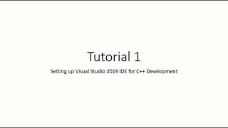 How to install Visual Studio 2019 for C++ development - Tamil