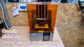 Creality Halot Sky 3d printer power supply replacement