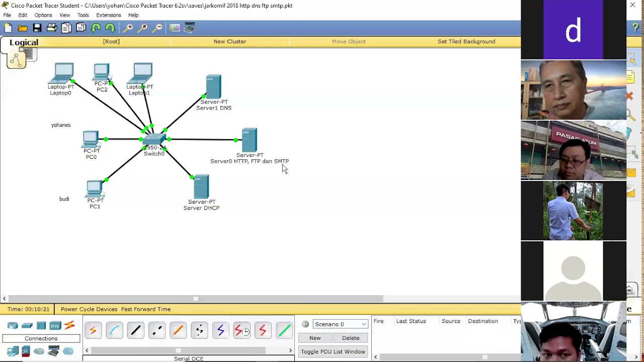 Lab Jarkom Simulasi SMTP - YouTube