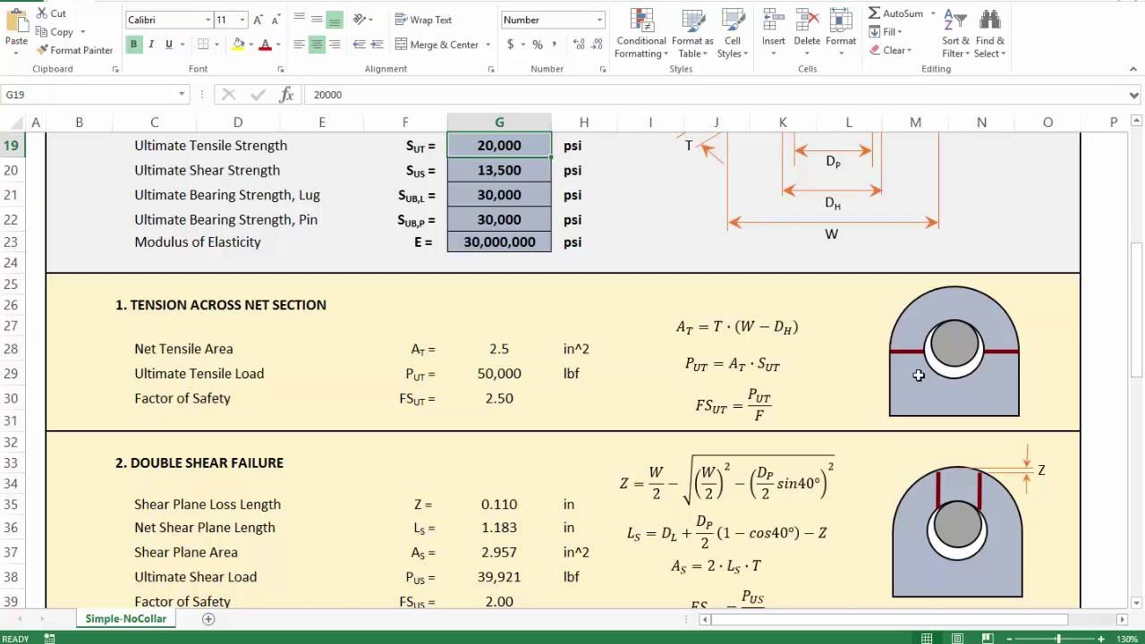 lifting lug calculation pdf