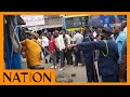 City Council Officers demolish illegal structures at Nairobi's Bus Station terminus image