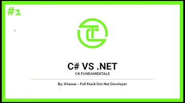 Difference between C# and .Net?