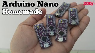 Arduino Nano clone board making at home|| How to make Arduino nano || how to program Arduino boards