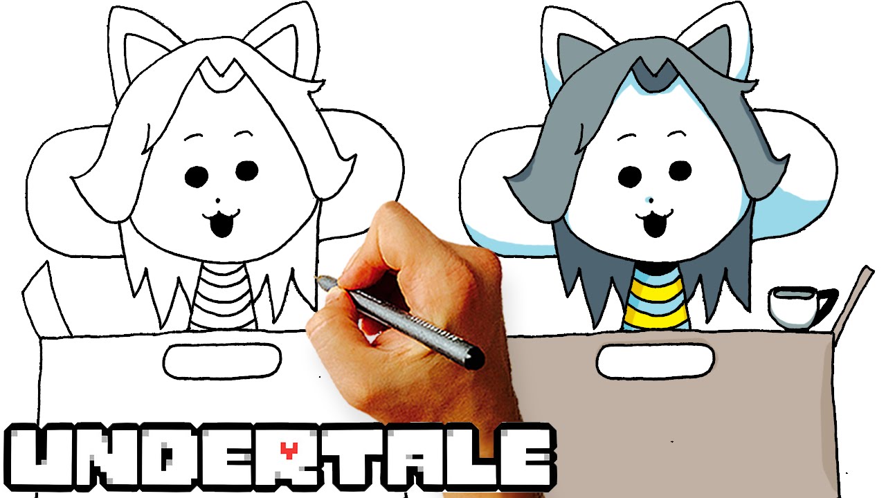 How To Draw Tem Shop Undertale Art Lesson For Kids Youtube - roblox making undertale temmie 3d models youtube