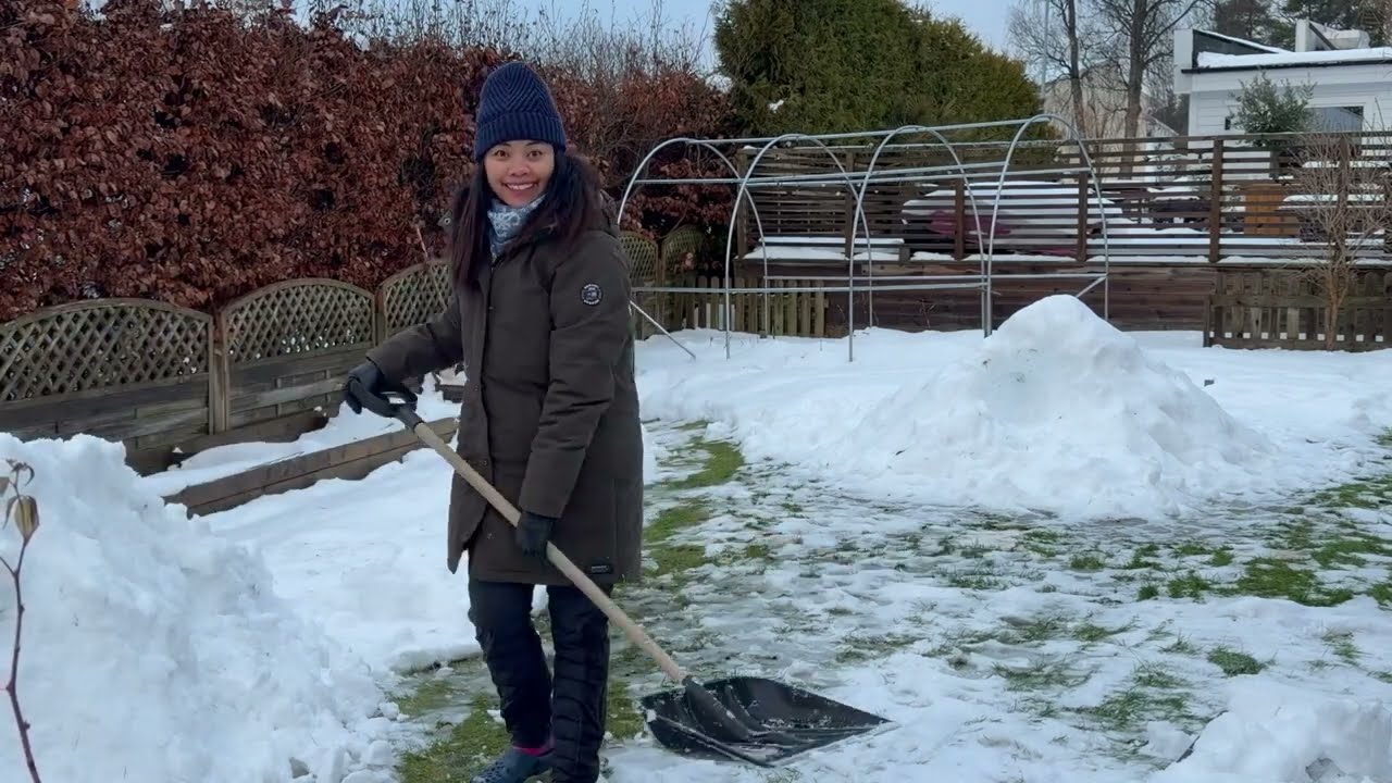 ดีใจมากหิมะเริ่มละลาย อุณหภูมิ+4’c | Winter Life in sweden