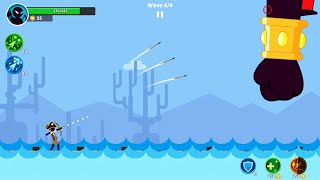 STICKMAN ARCHERY MASTER | BOSS | LEVEL 70 screenshot 5