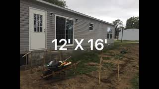 Building a 12' X 16' Deck!