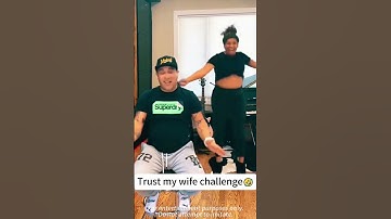 Trust my wife challenge 🤣🤣 #funny #couple #challenge #trust #youtubeshorts #fyp #trending #viral