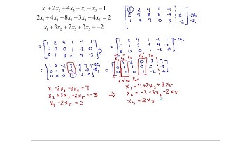 MTH 143 General Solutions to Systems of Equations (Finite Math)