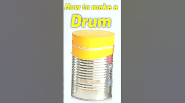 How to make a Drum | Perfect Drums | DIY Drum #shorts #youtubeshorts