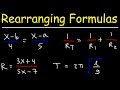 How To Change The Subject of a Formula - GCSE Maths