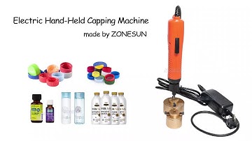 How To Use 10-50mm Handheld Capping Machine