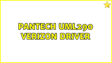 Pantech UML290 Verizon Driver