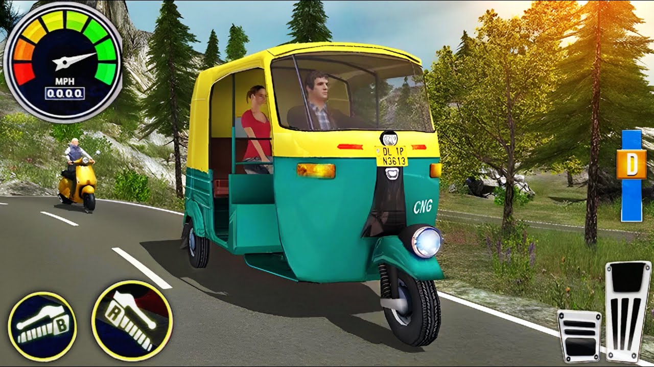 Tuk Tuk Auto Rickshaw Driving Simulator - Women Auto Rickshaw Driver 3D ...