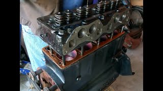 1955 Triumph TR2 Restoration.  Part 16-B.  Upper Motor Assembly and Rocker Shaft Replacement