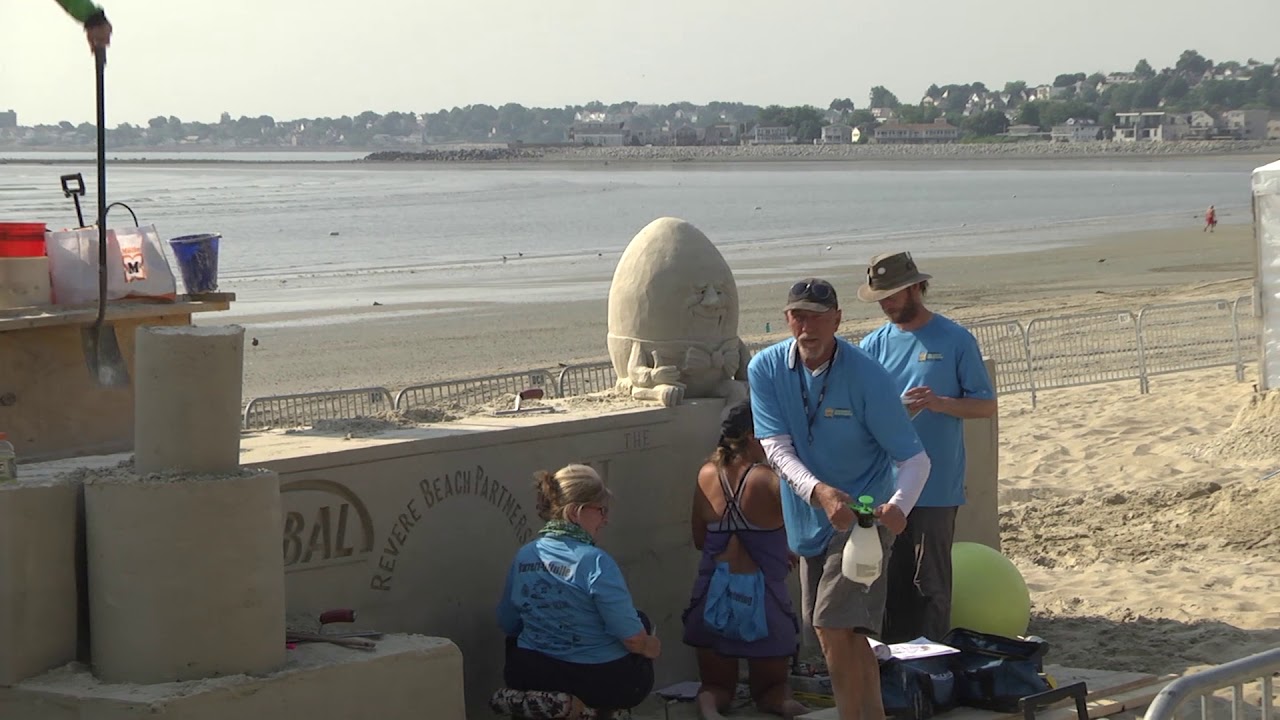 July 17th update from the Revere Beach International Sand Sculpting Festival. - YouTube