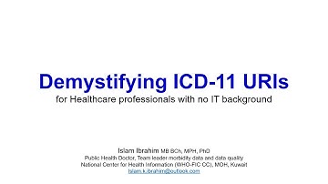 Demystifying ICD-11 URIs