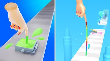 New Release - Hyper - Hybrid Casual - Nail Jump 💅💅💅 - Gameplay Walkthrough (iOS & Android)