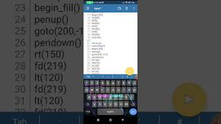 Making a circle square rectangle and triangle in python #beginnerfriendly