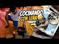 👨🏽‍🍳 COCINANDO una RICA SOPA 🥣 con LEÑA  *se nos queman las tortillas* 😂