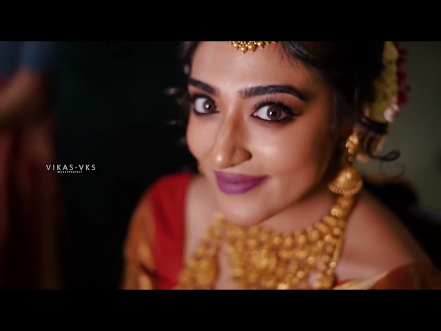 കേരള ബ്രൈഡൽ മേക്കപ്പ്  | Kerala Hindu Wedding Bride Makeup Kollam | Vikas Vks Makeup class=
