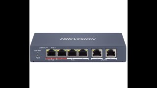 HIKVISION DS-3E1106HP-EI 4 Port Fast Ethernet Smart POE Switch