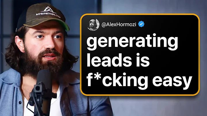 Alex Hormozi's Lead Generation Strategy for 2025