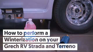 How to perform a Winterization on your Grech RV Strada and Terreno