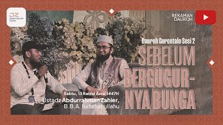 [SAFARI GORONTALO] Full Tanya Jawab Seputar Dauroh Muslimah - Ustadz Abdurrahman Zahier, BBA
