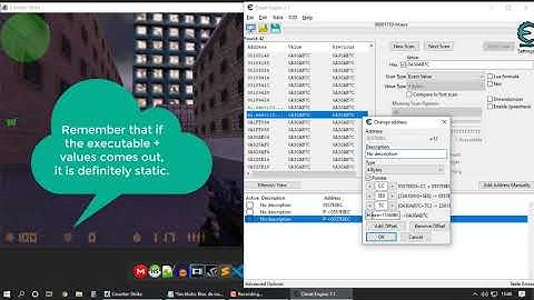 Find Static Pointers with Cheat Engine