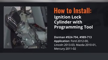 Ford Ignition Lock Cylinder Kit with Programming Tool Installation Video by Dorman products