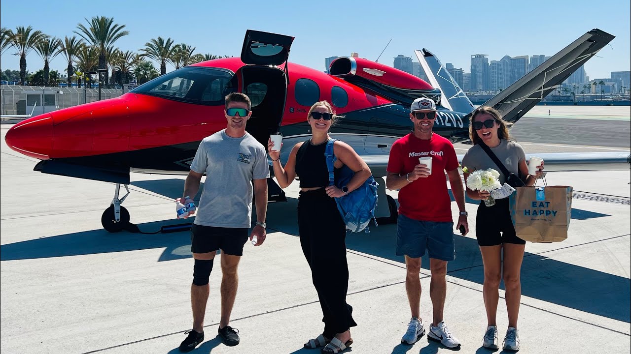 Private Jet Flight Vlog! San Diego to Sacramento in the Cirrus Vision Jet!