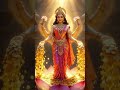 Goddess Lakshmi Showering Gold Coins #GoddessLakshmi #LakshmiMata #WealthGoddess #HinduGoddess