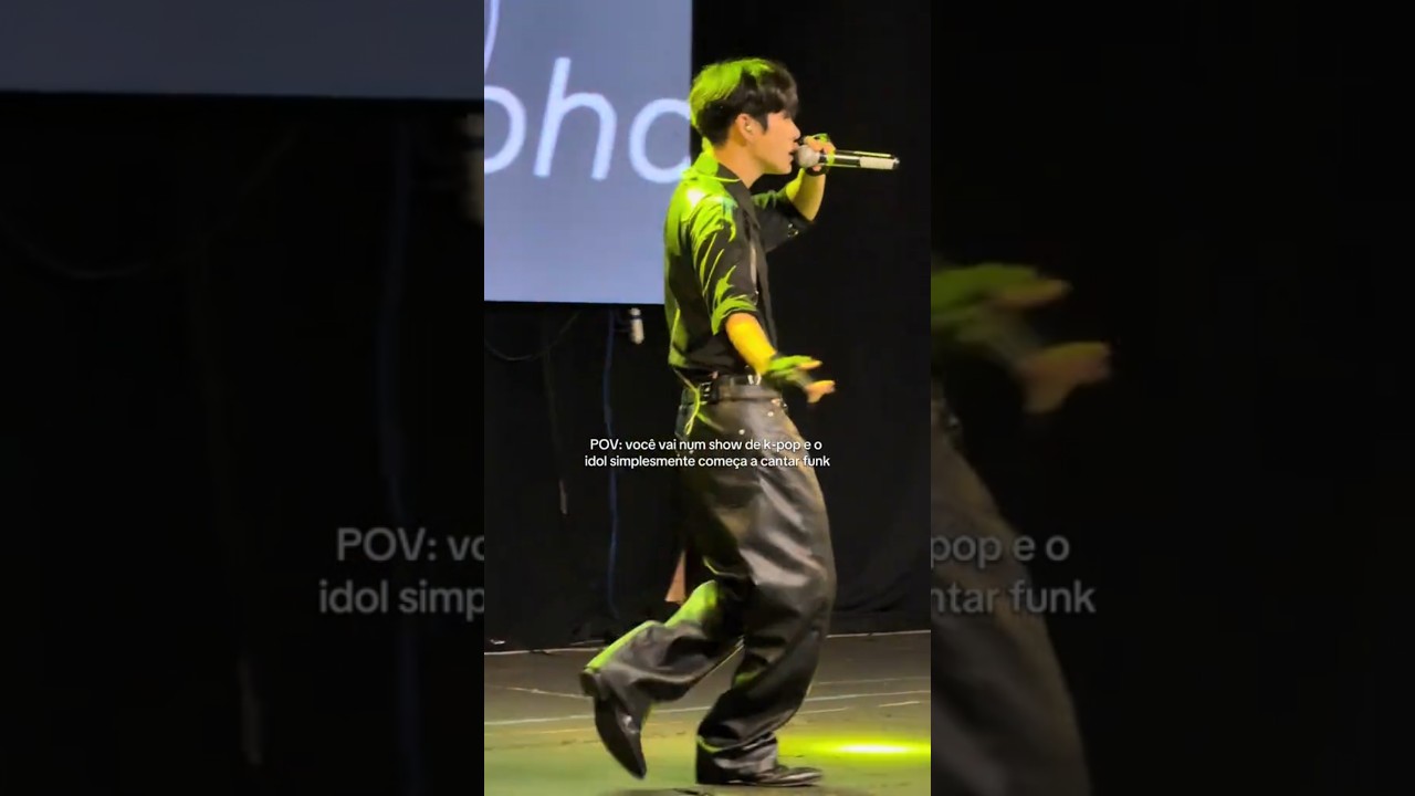 SMPLESMENTE IDOL DE K-POP PARK DOHA CANTANDO FUNK NO BRASIL 