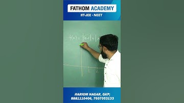 Graph trick for a modulus function #shorts #jee #maths #mathstricks