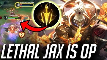 WILD RIFT JAX BROKEN *NEW* RUNE LETHAL TEMPO ON PATCH 3.2