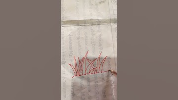 How to draw grass #drawing #short #draw #drawingtutorial #easydrawing #shortvideo #shorts #video #yt