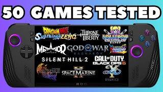 Asus Rog Ally X: 50 Games Tested!