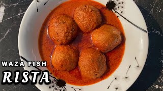Kashmiri Gaade Rista | Wazwan Style Fish Rista Curry | Kashmiri Trout Curry | Fozia Rasool