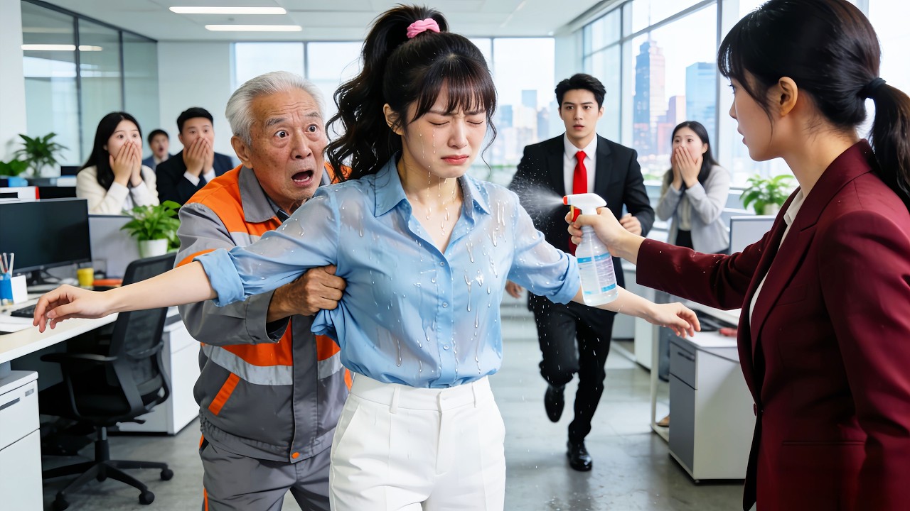 💕تنكّر جدّ CEO كعامل نظافة ليتفقد الشركة فتعرّض للإهانة… متدرب جديد فقط دافع عنه! انقلاب مصير!