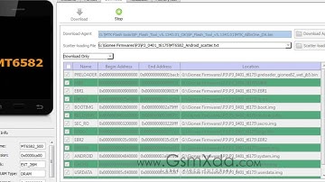 Gionee P3 Flash done with Flash tool by GsmHelpFul