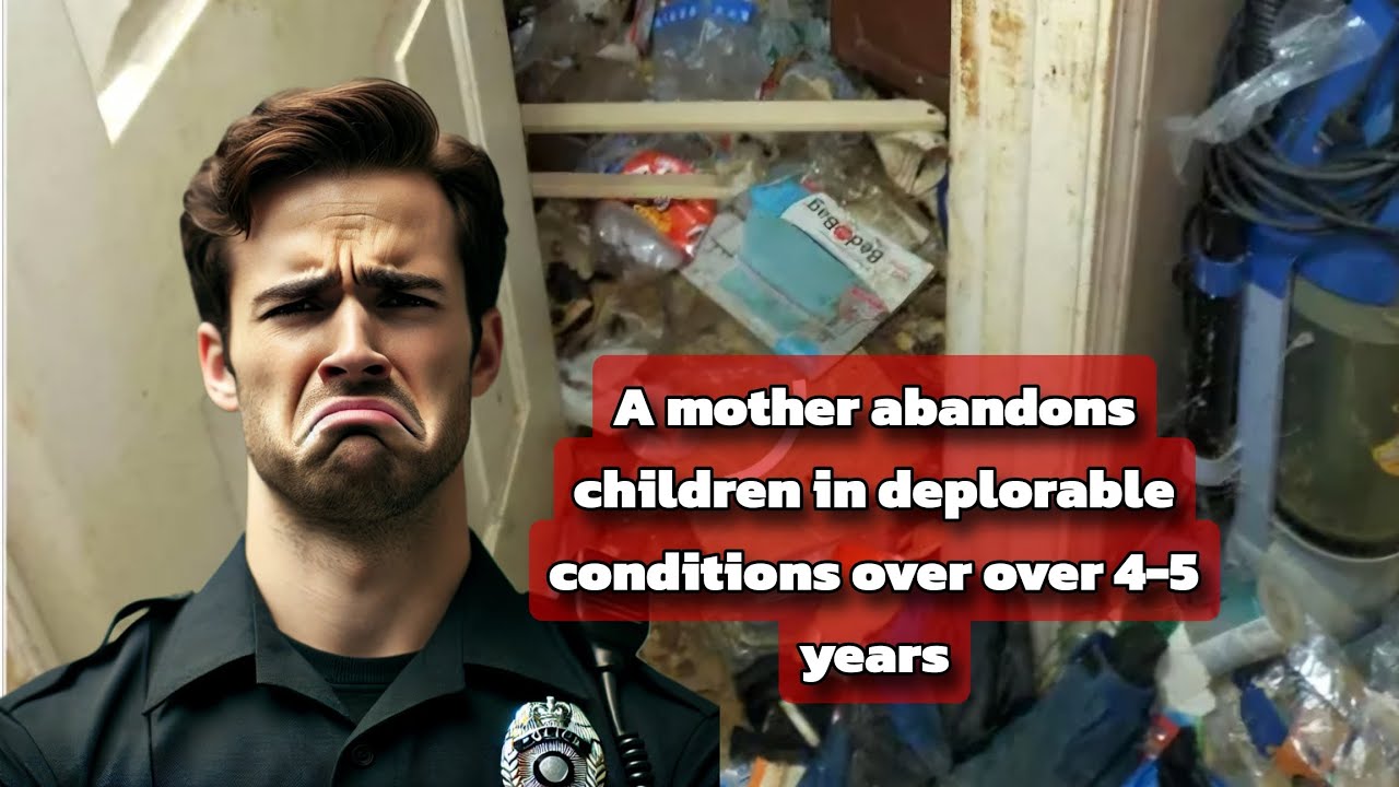 A mother has abandoned her children in deplorable conditions for over 4 ...